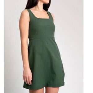 Alder Get Dirty Dress 2.0 Green Sleeveless Stretch Nylon Sport Dress Women's 6X
